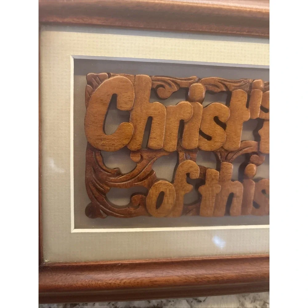 Beautiful Mahogany Hand Carved 
